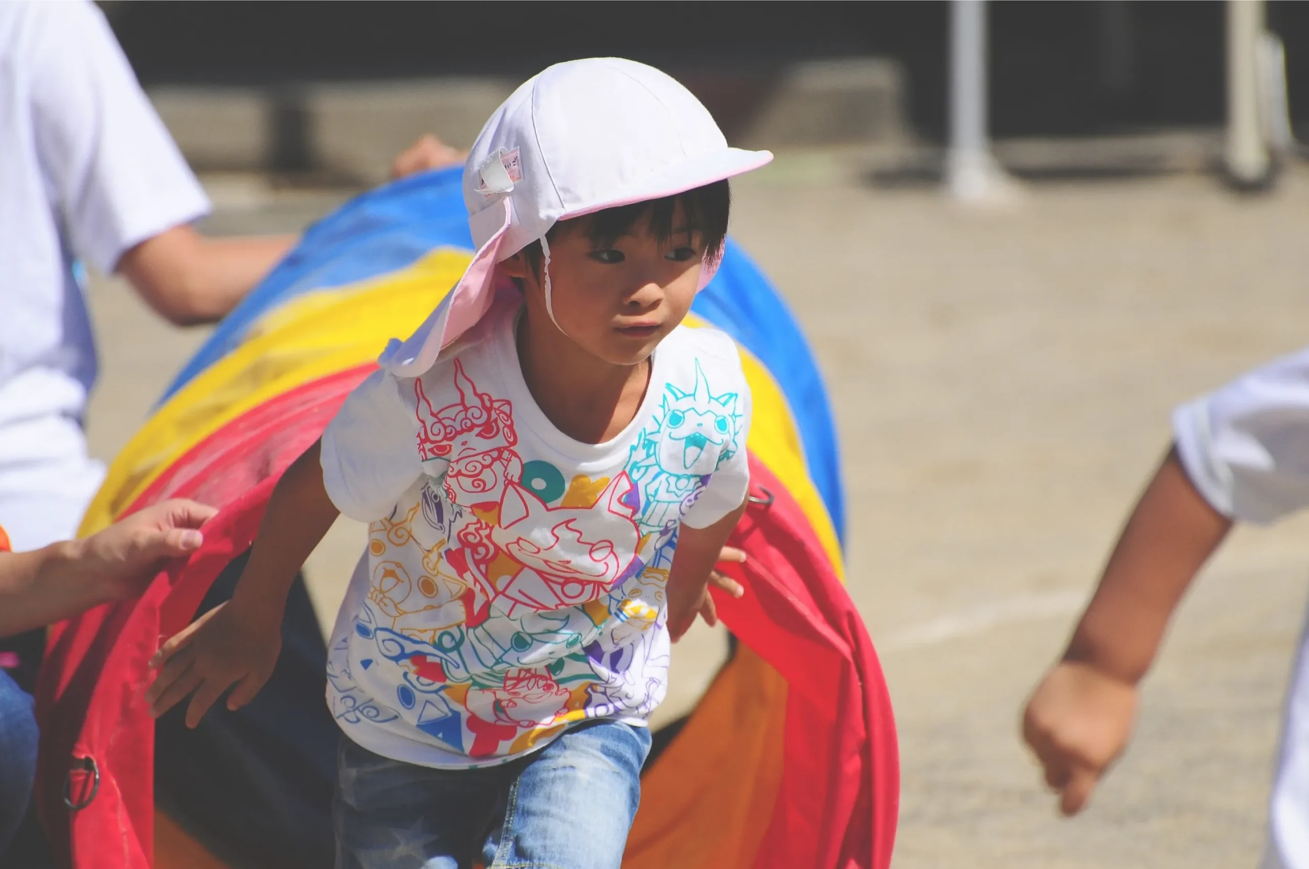 スポーツ大会、チームワークで勝利を目指して！